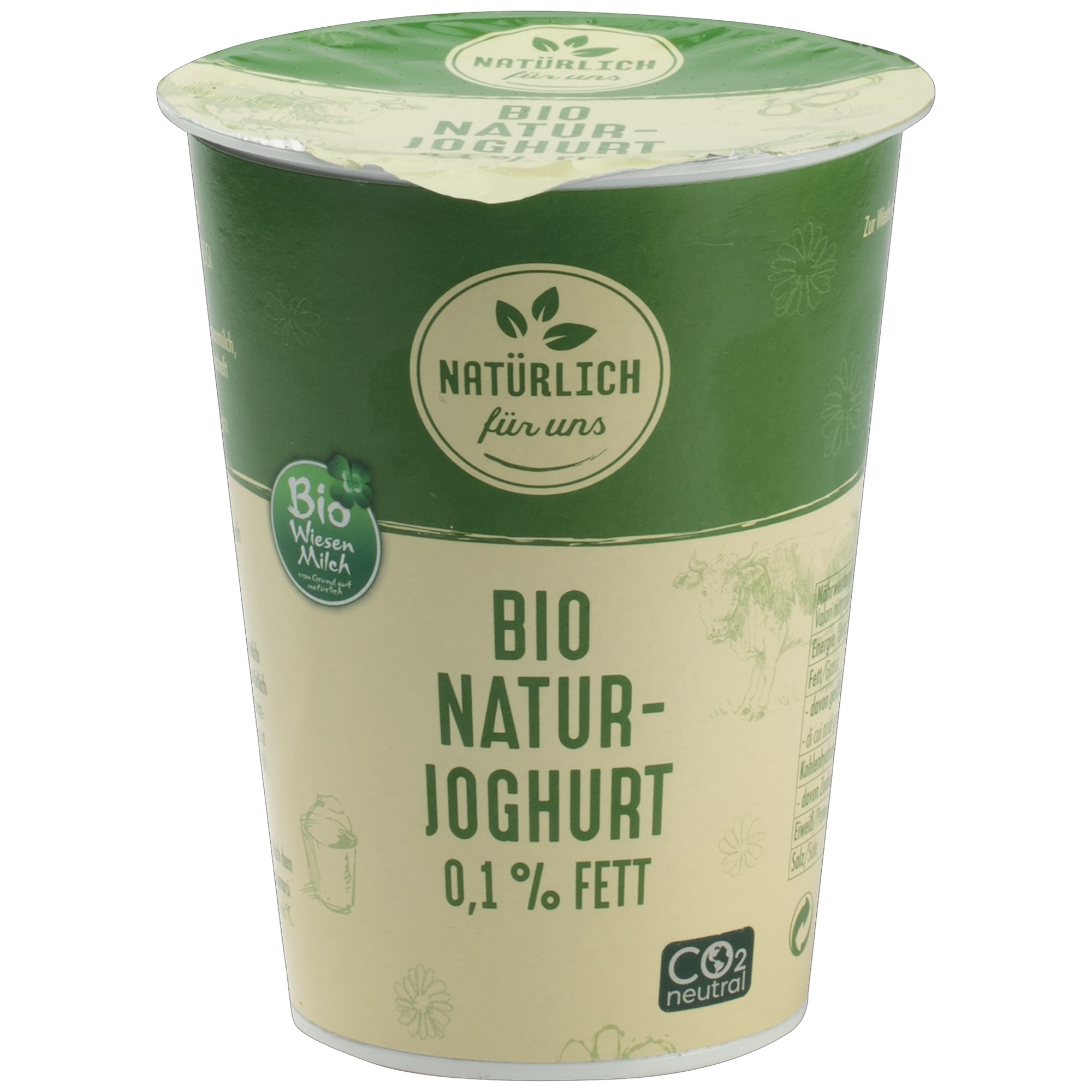 NFU Bio WM jogurt prírodný 0,1% 400g