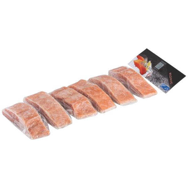 Youkon losos filety s kožou 6x150g MSC