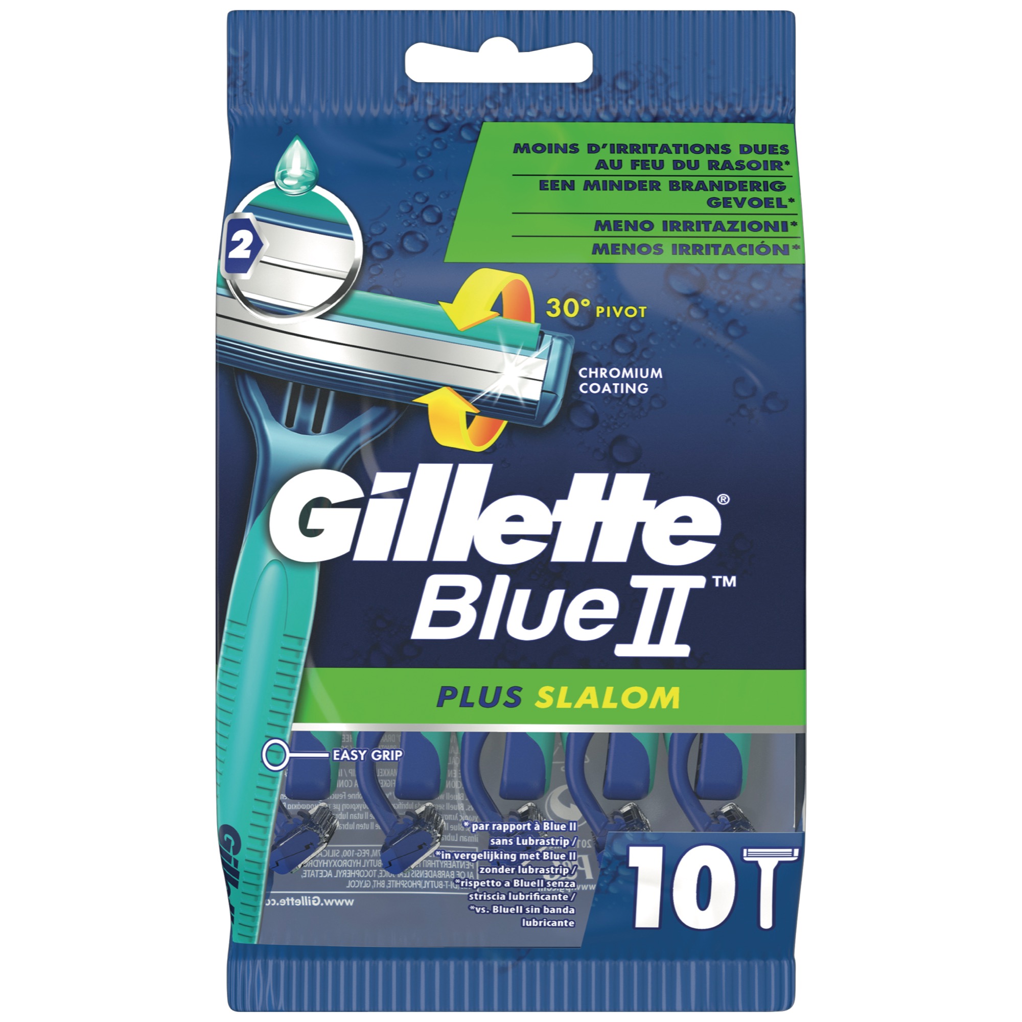 Gillette Blue II Plus Slalom 10ks