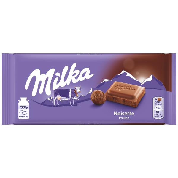 Milka čokoláda 100g, Noisette