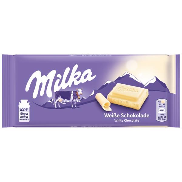 Milka čokoláda 100g, biela
