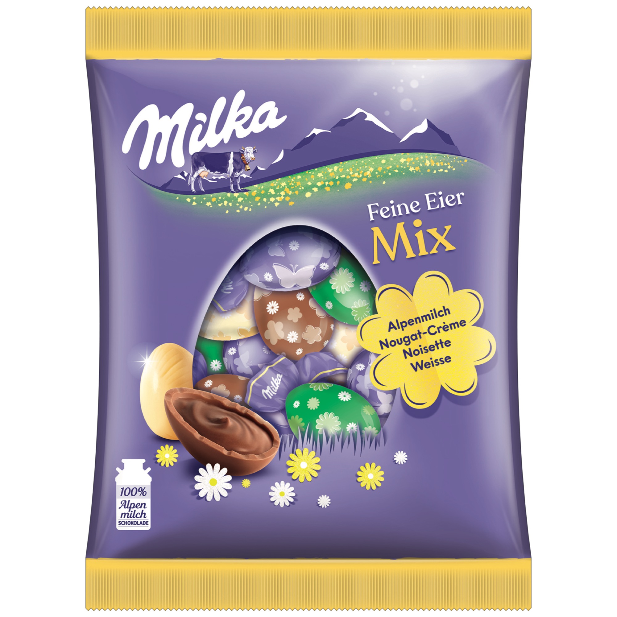 Milka vajíčka mix 135g