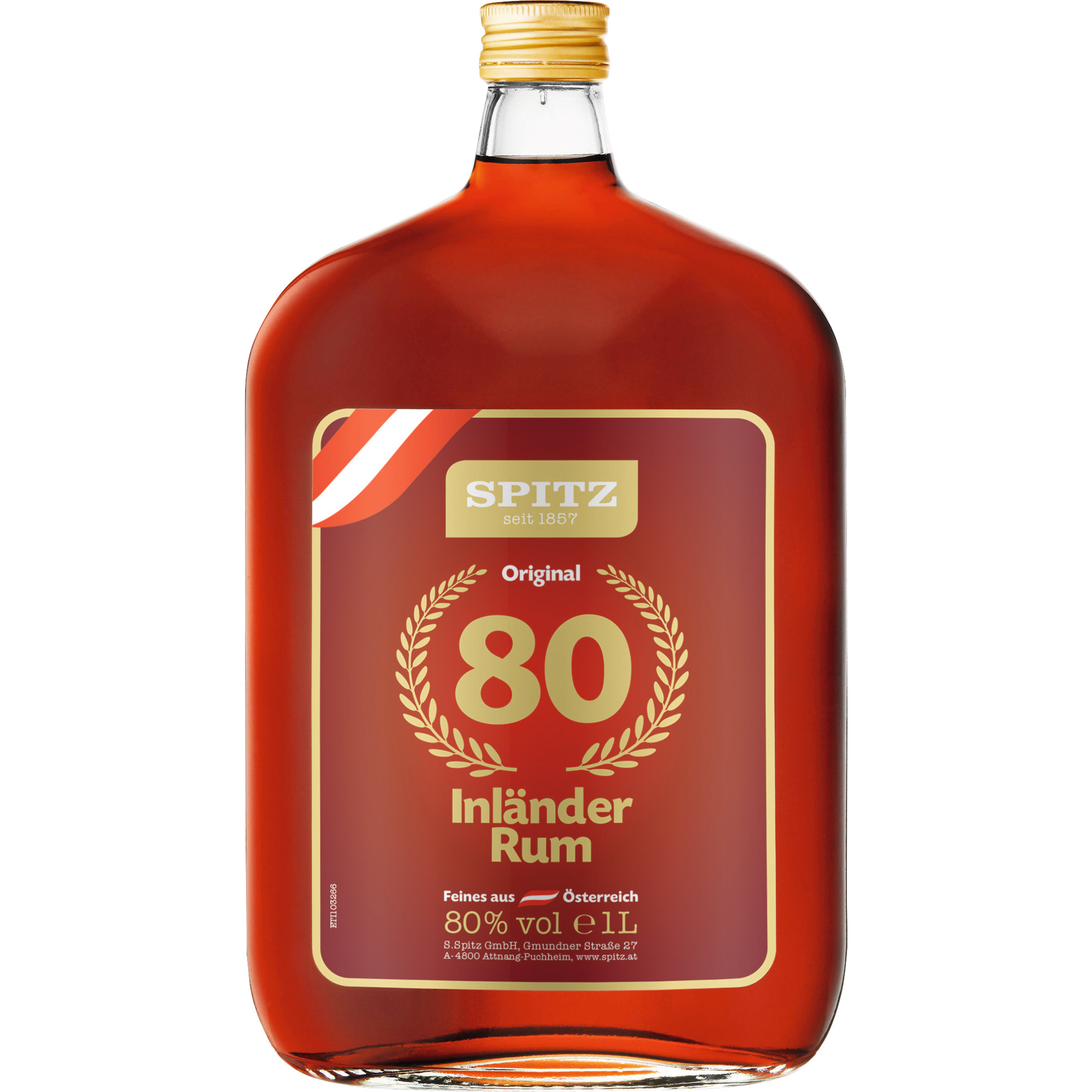 Spitz Inländer Rum 80% 1l