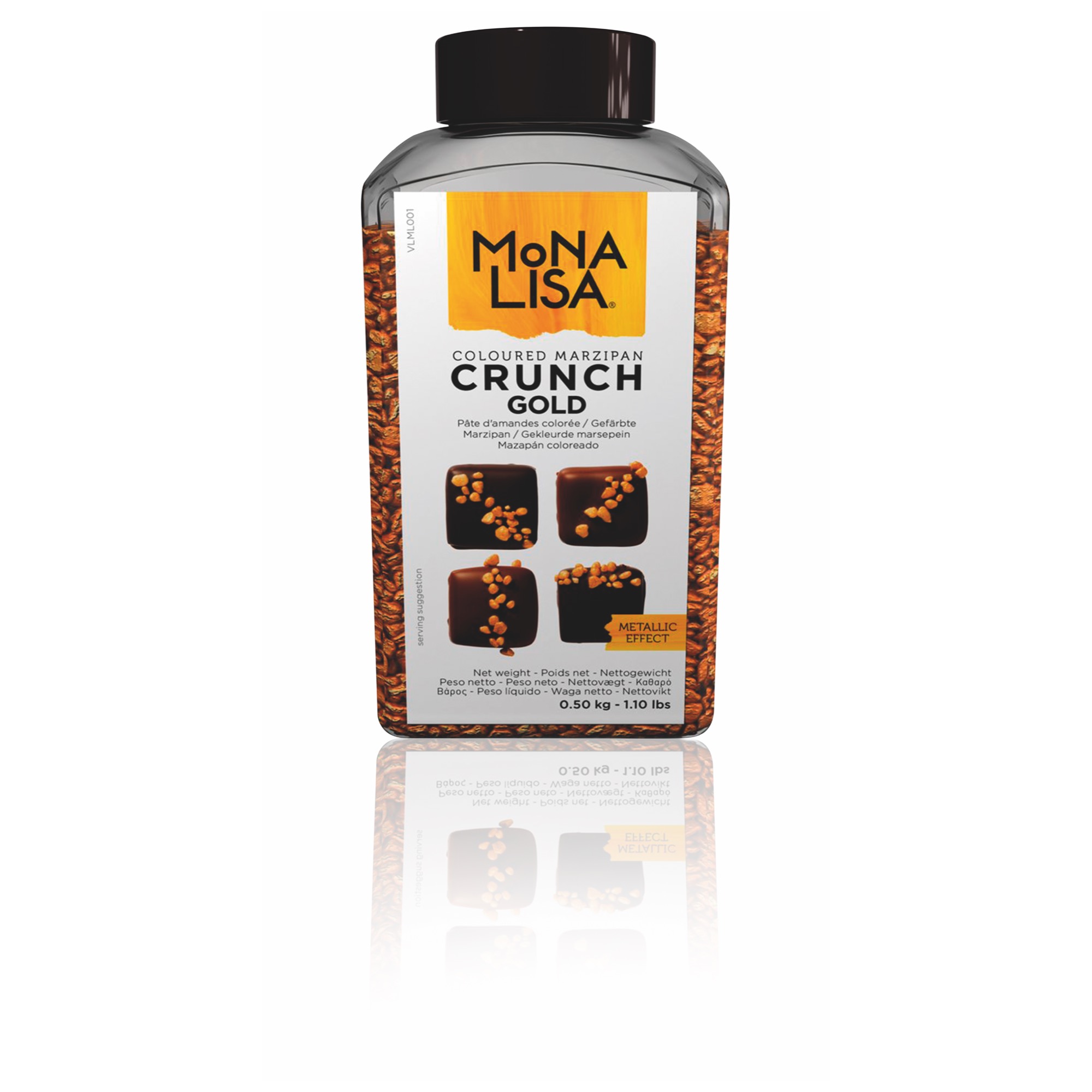 Mona L. Marzipan Crunch 500g, Gold