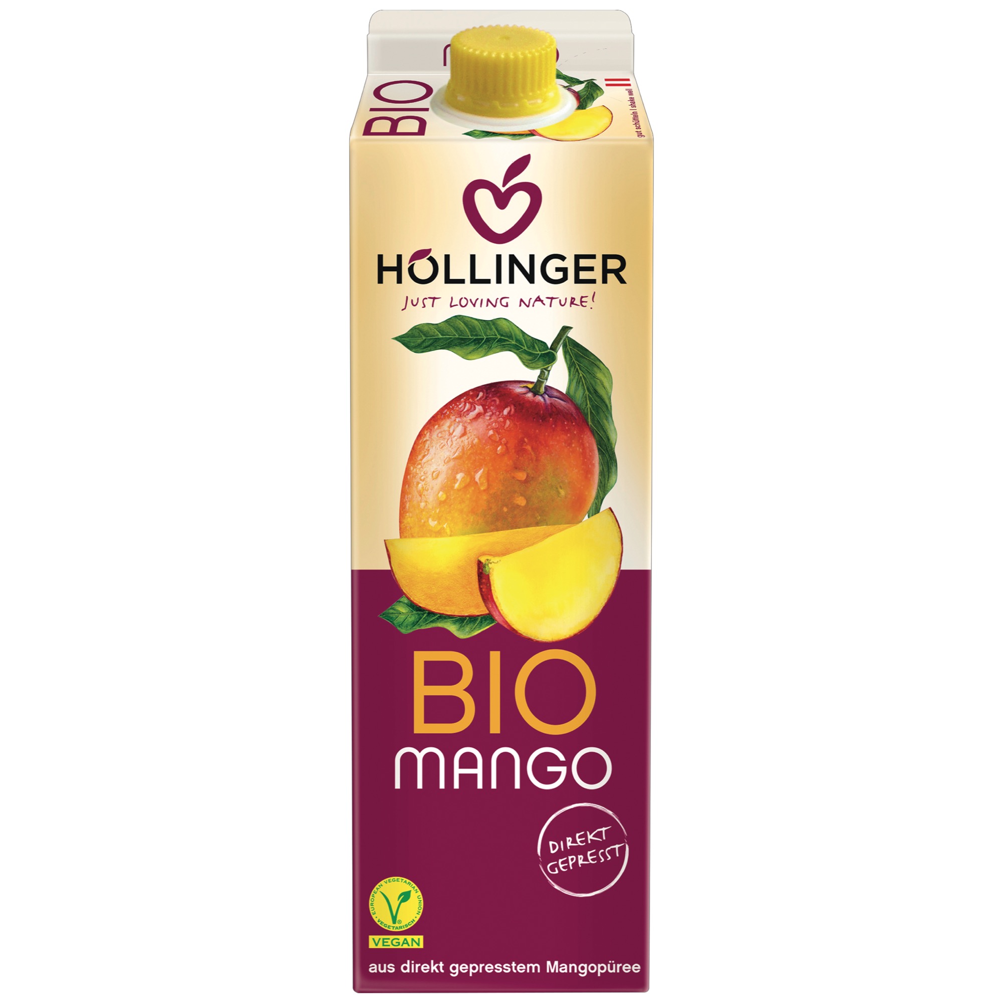 Höllinger Bio 1l Tetra mango