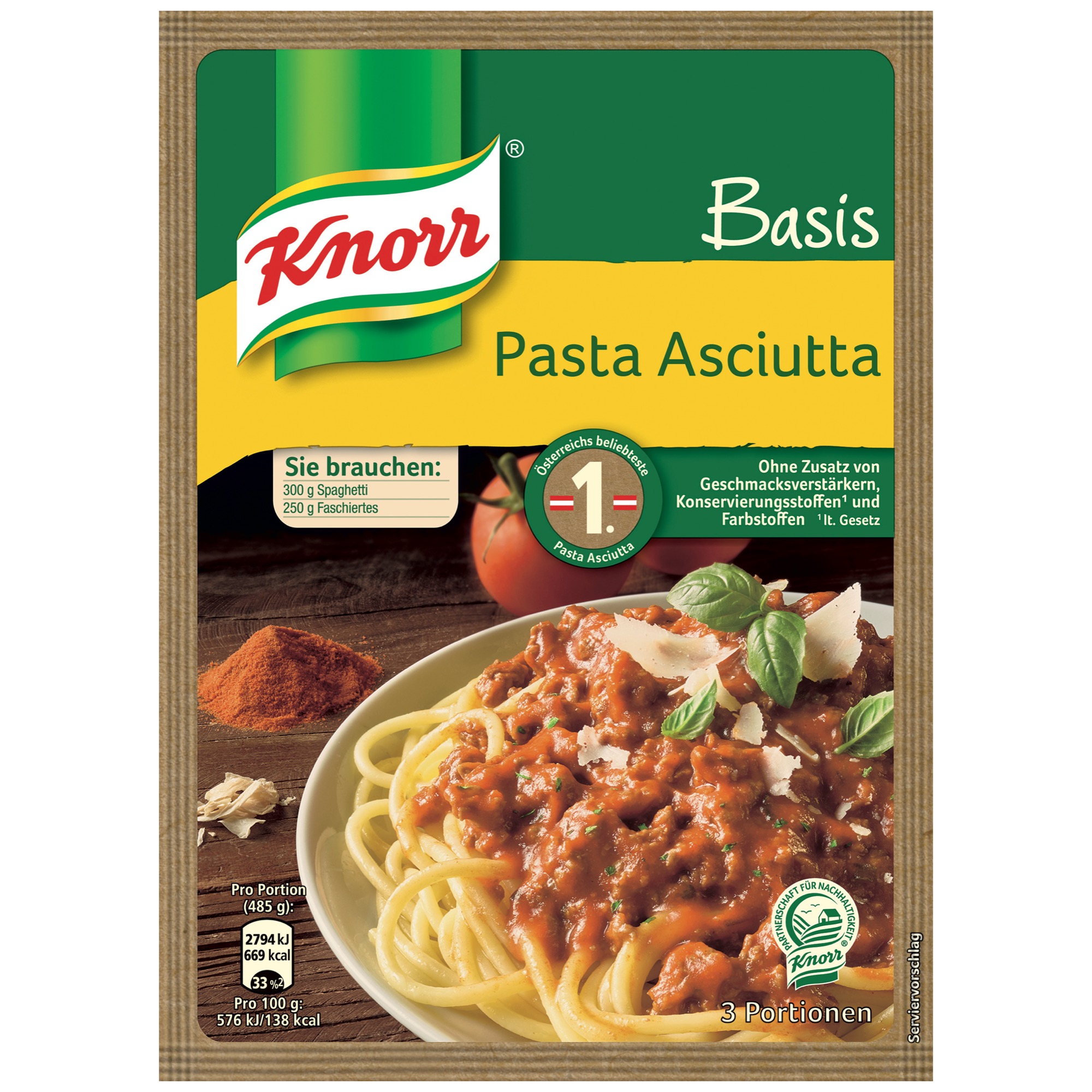 Knorr Basis Pasta Asciutta