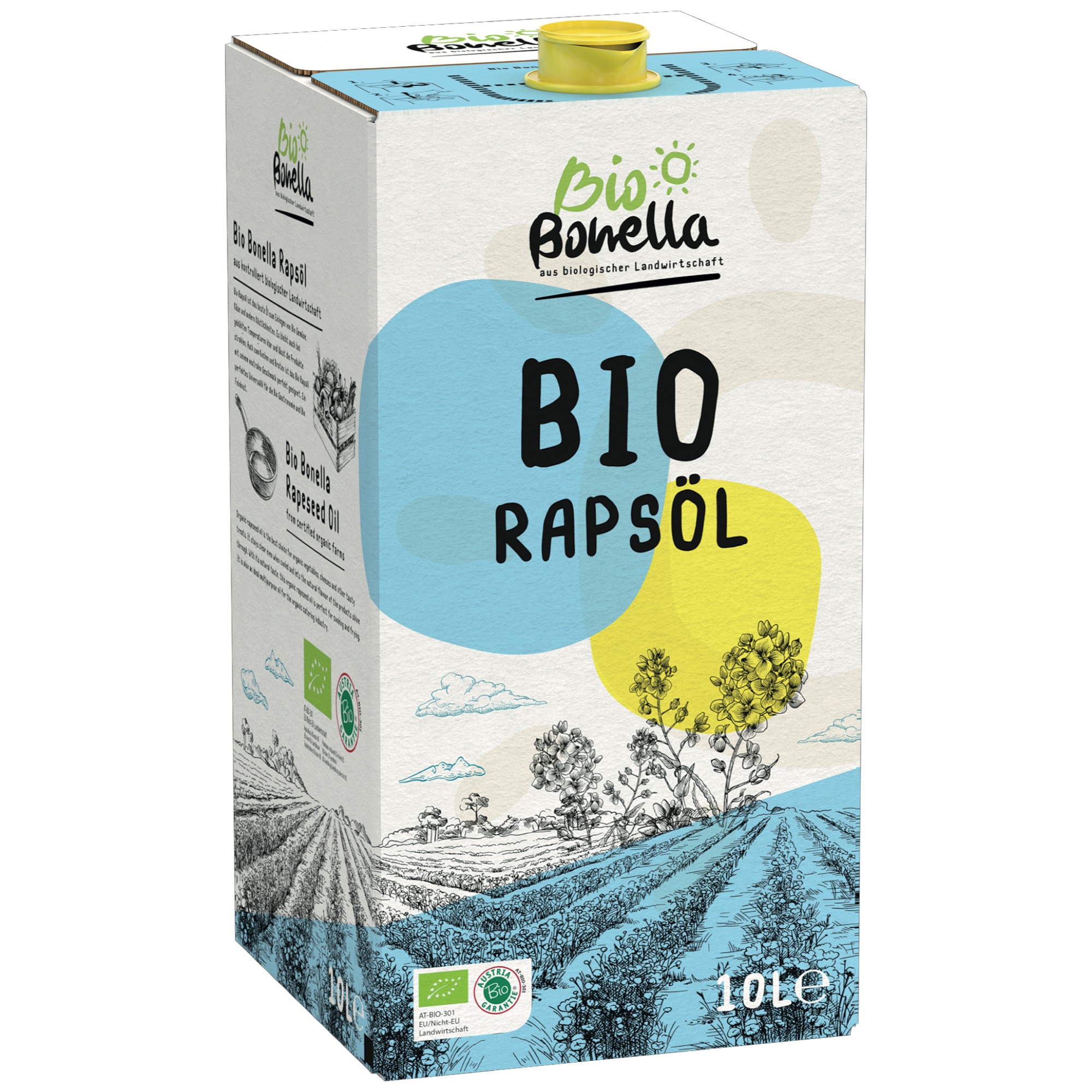 Bonella Bio repkový olej 10L BiB