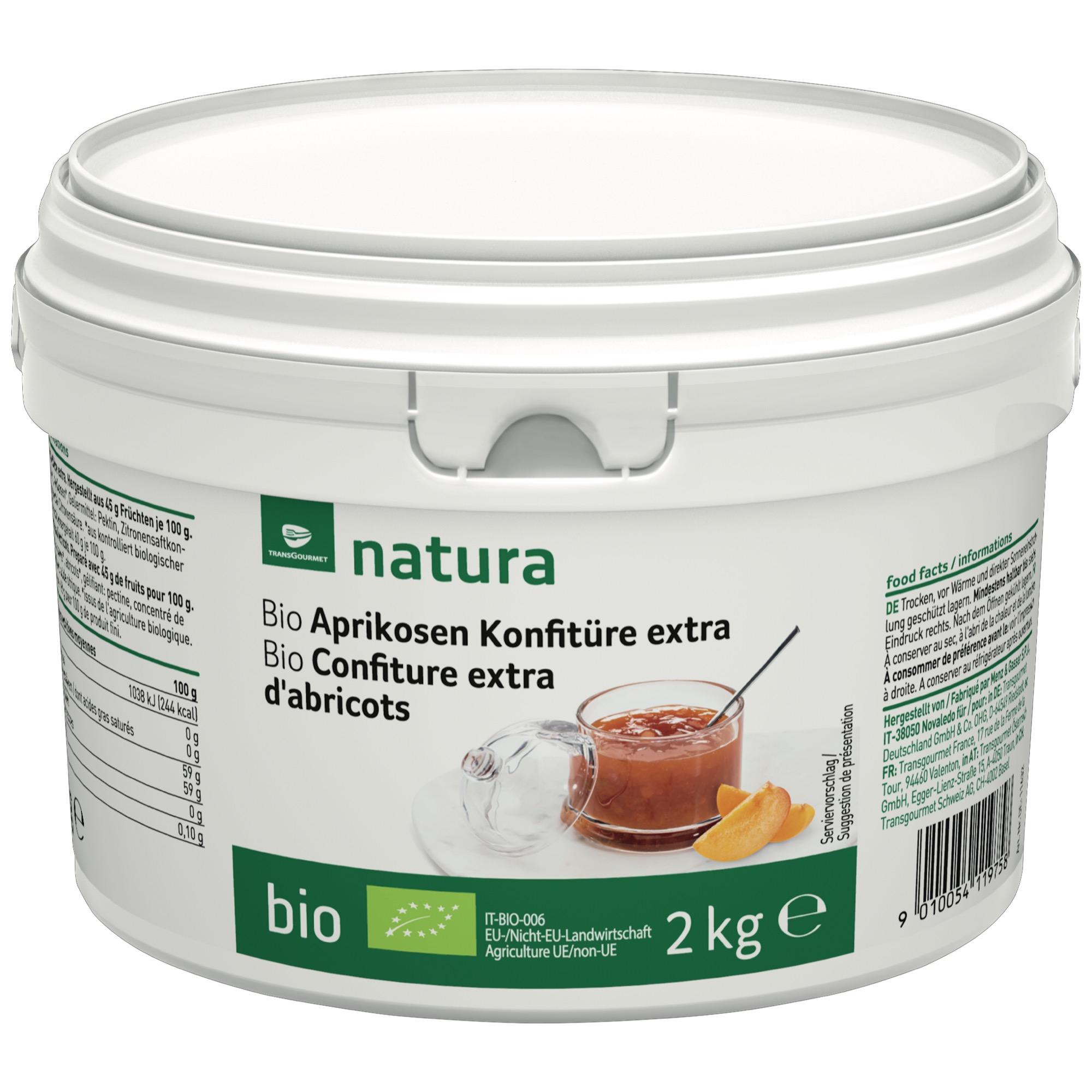 Natura Bio džem marhuľa 45% 2kg