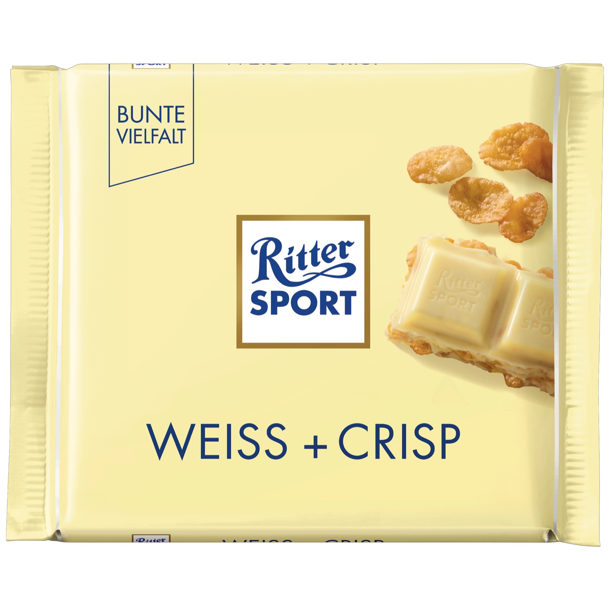 Ritter Sport 5x100g, Weiss Crisp
