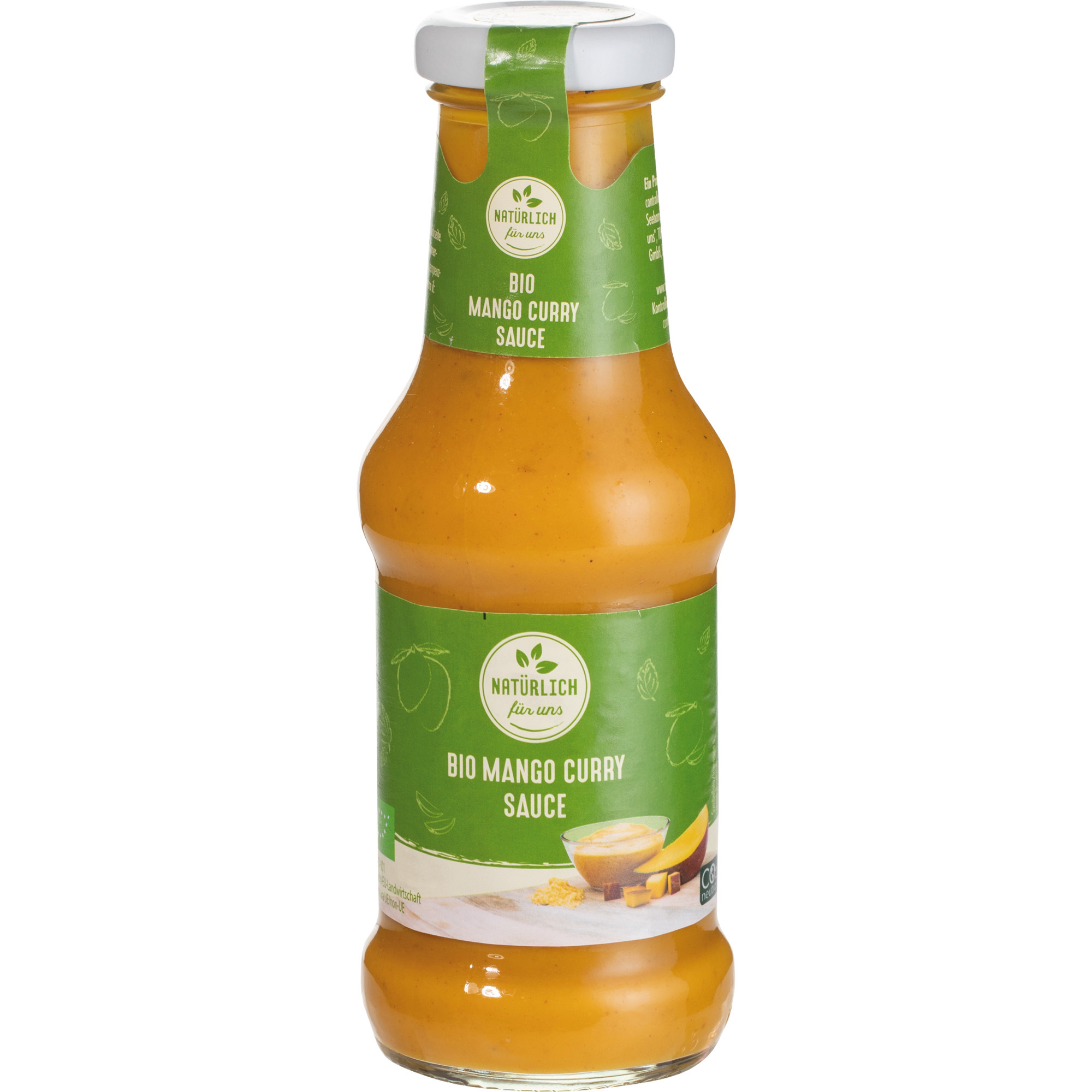 NFU Bio Grillsauce 250ml, Curry Mango