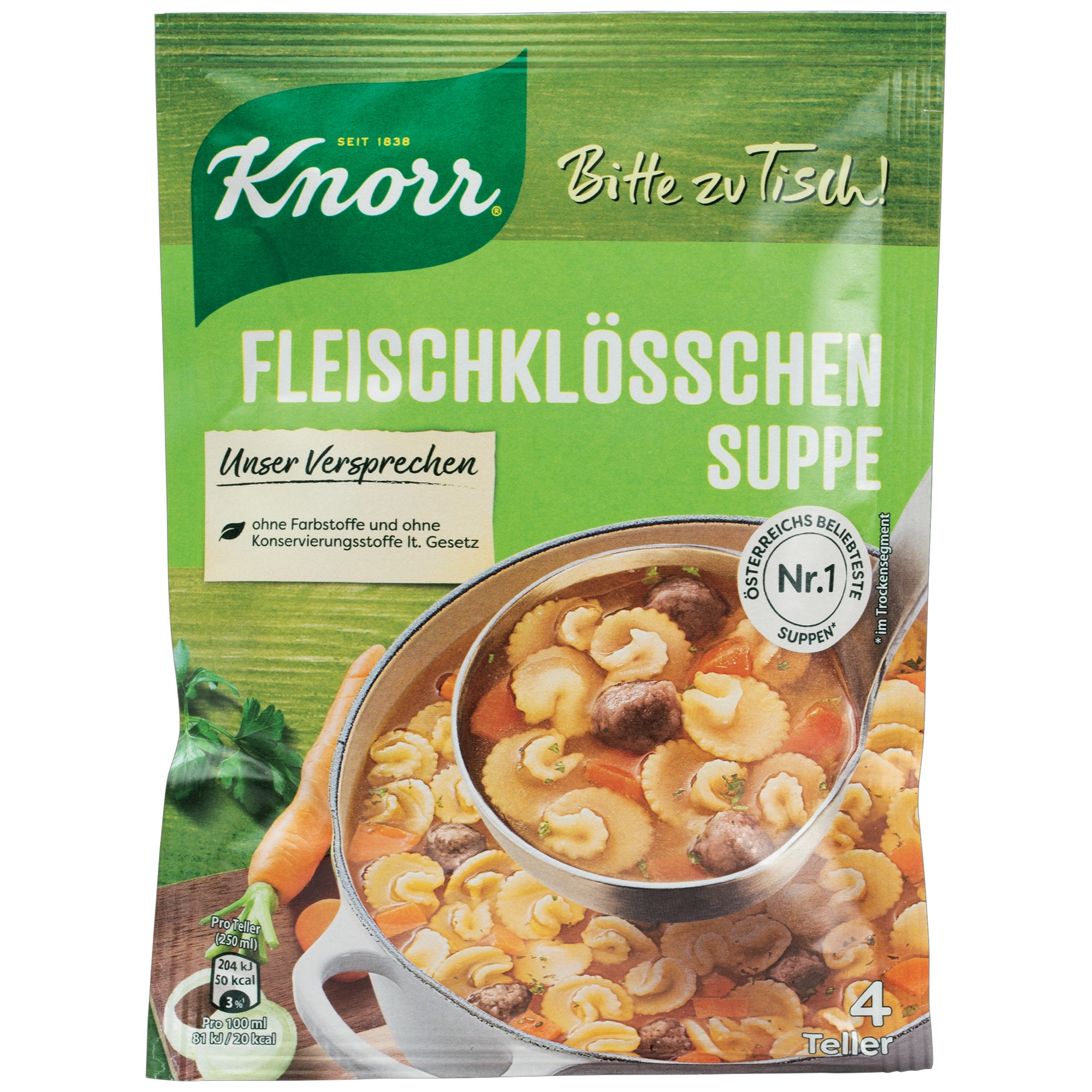 Knorr BZT polievka s mäs.knedličkami