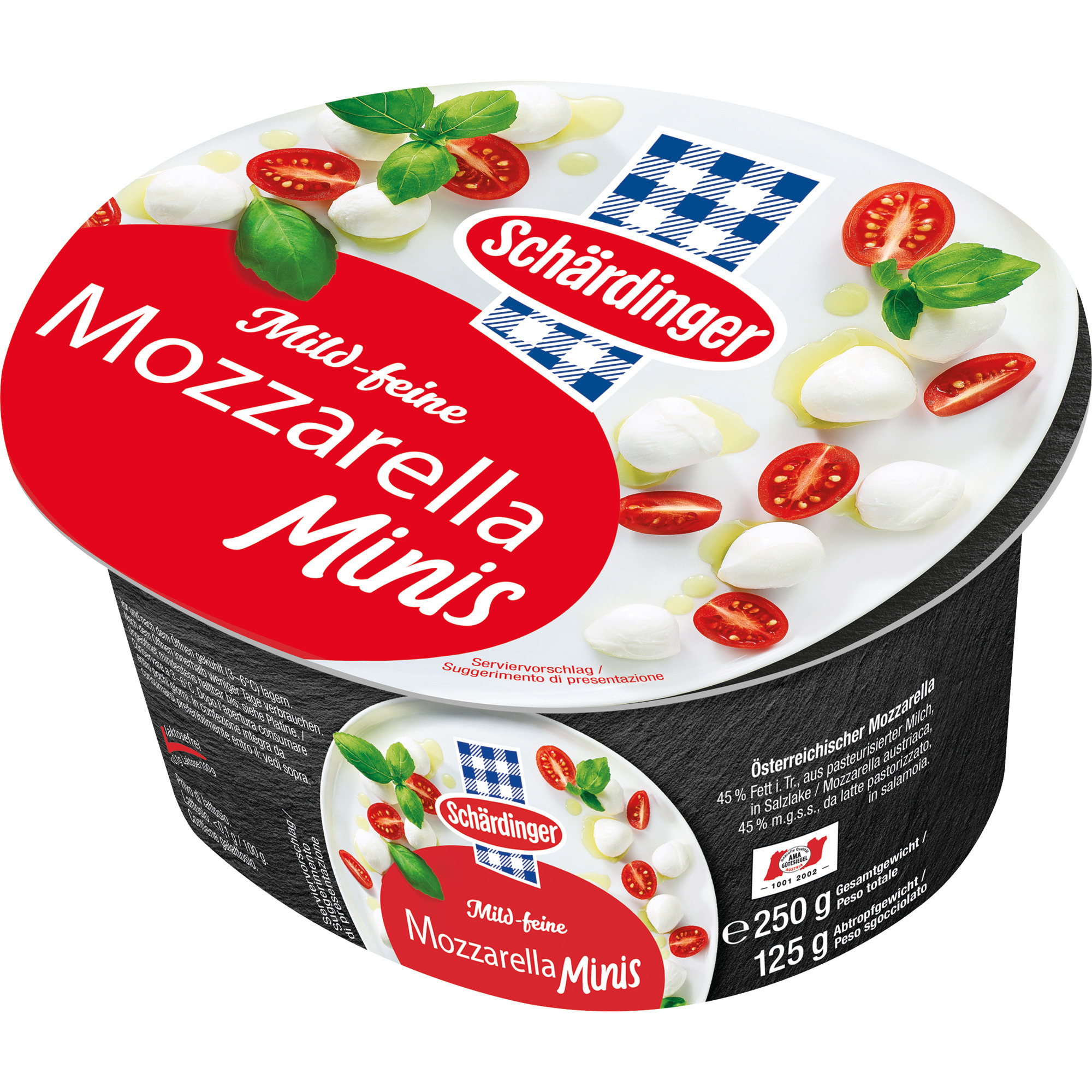 Schärd. Mozzarella Minis 45% 125g