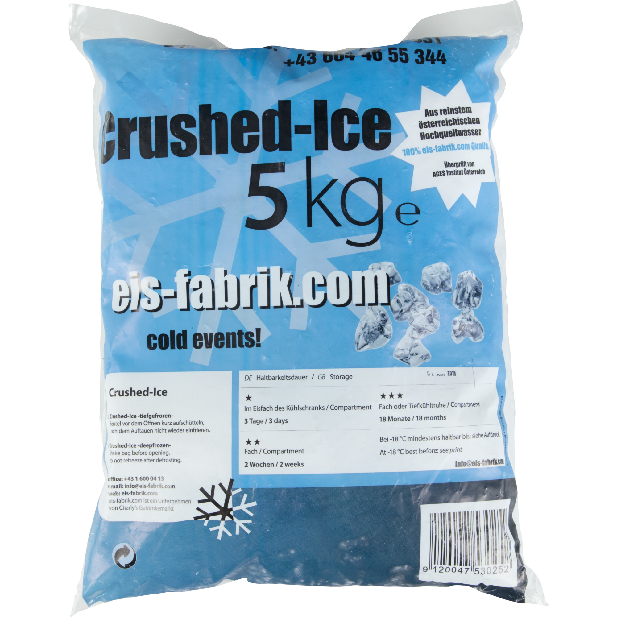 Eisfabrik Crushed Ice 5kg