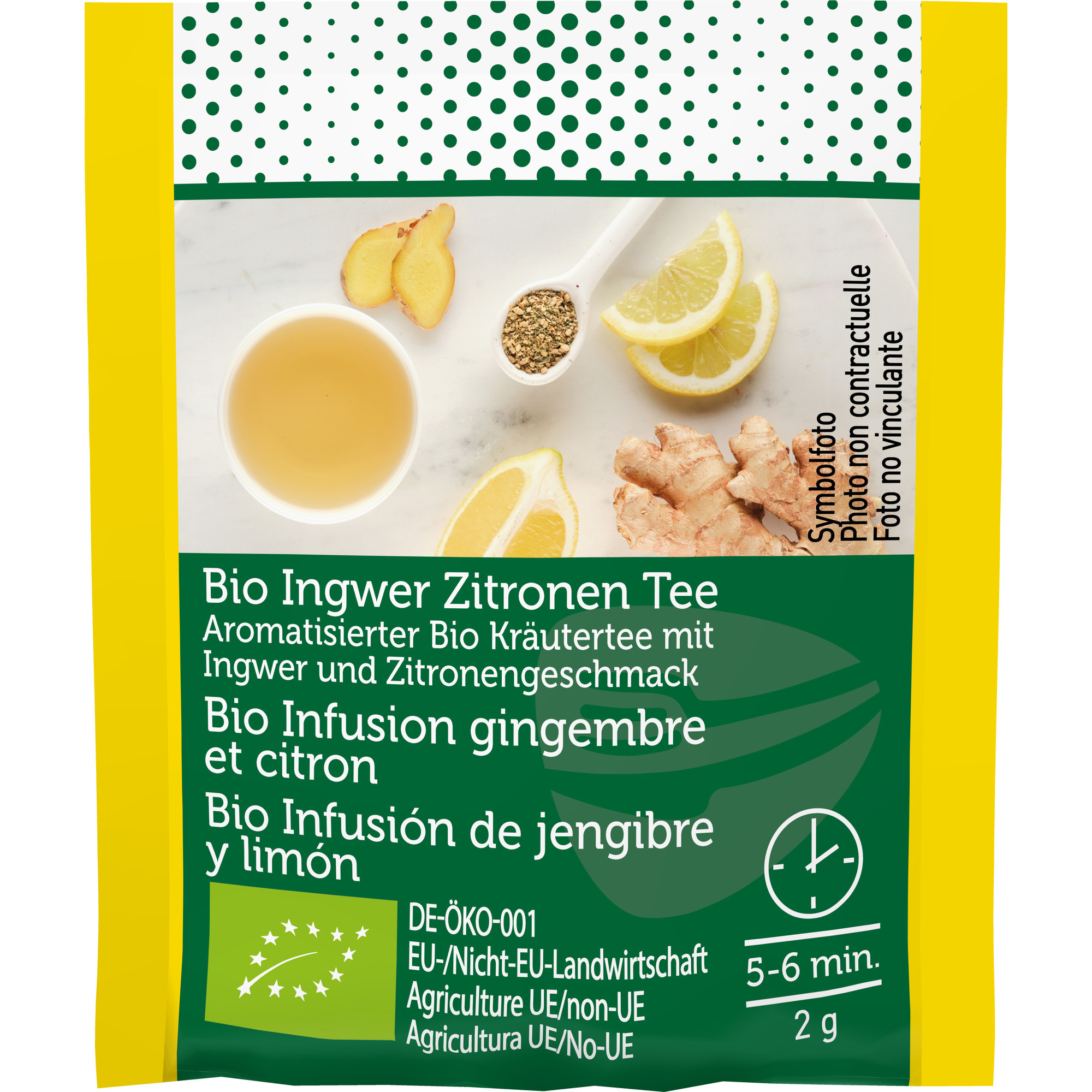 Natura Bio Ingwer Zitrone Tee 25x2g