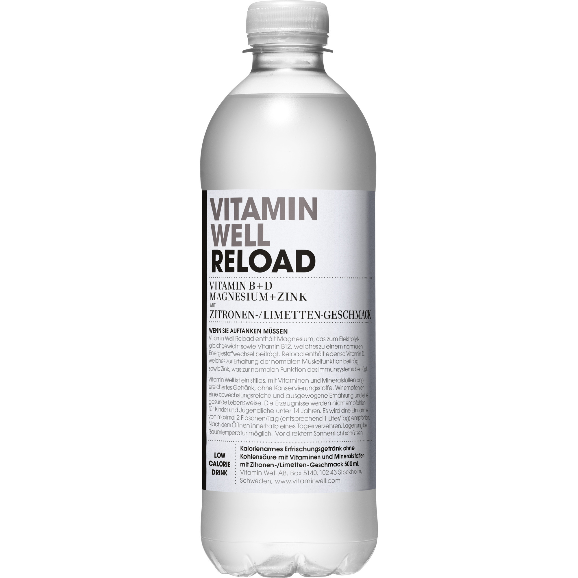 Vitamin Well PET 0,5l, Reload