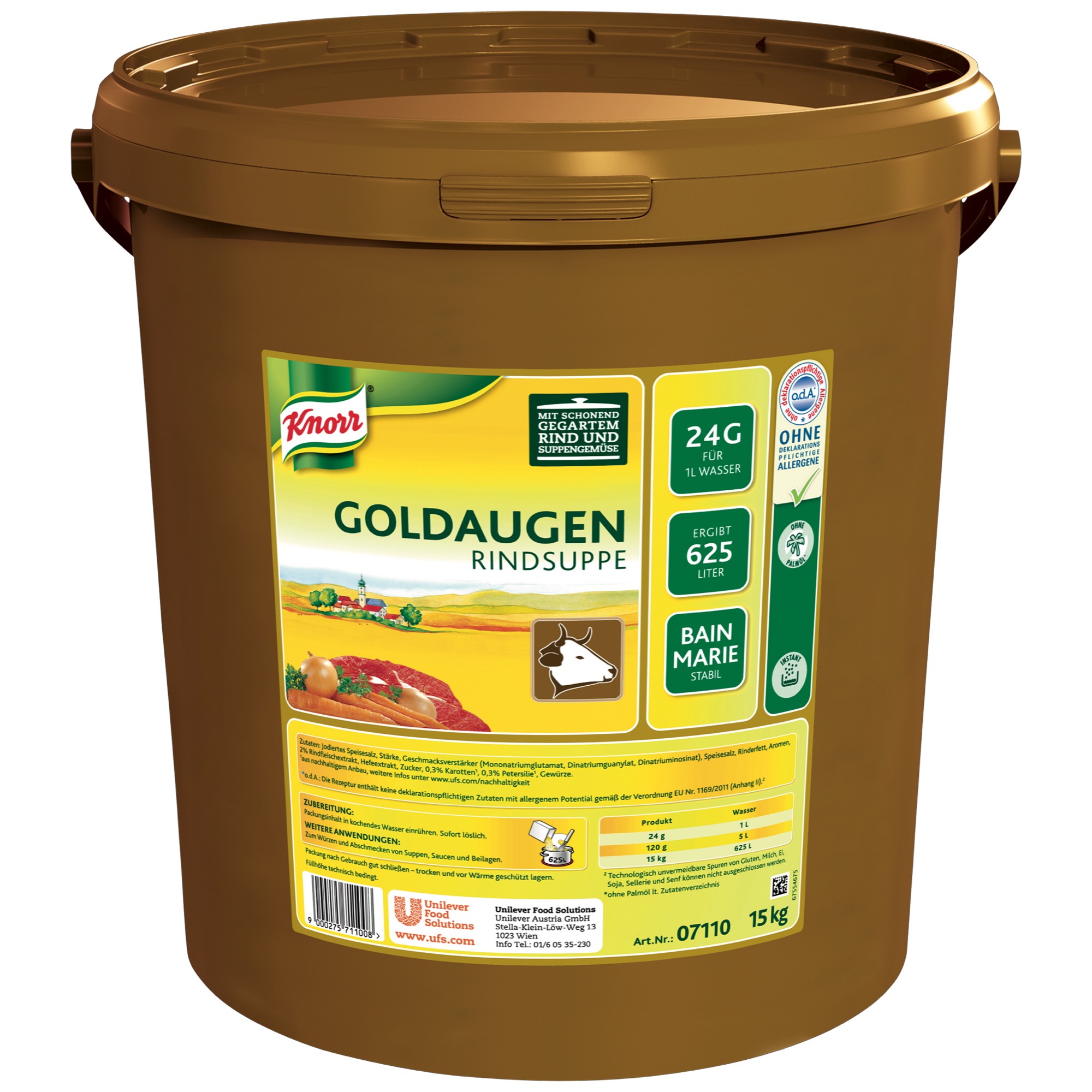 Knorr Goldaugen hov.polievka vedro 15kg