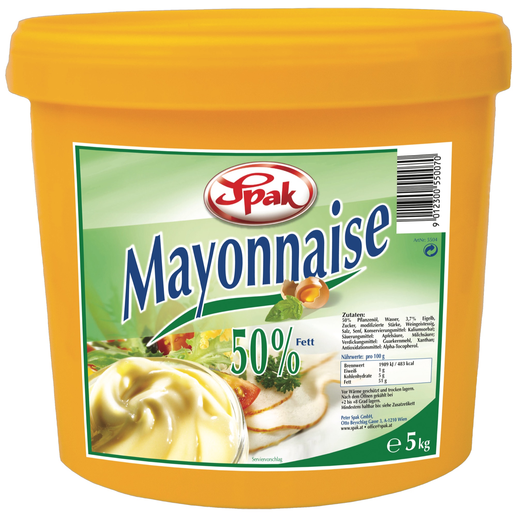 Spak majonéza 50% tuku 5kg