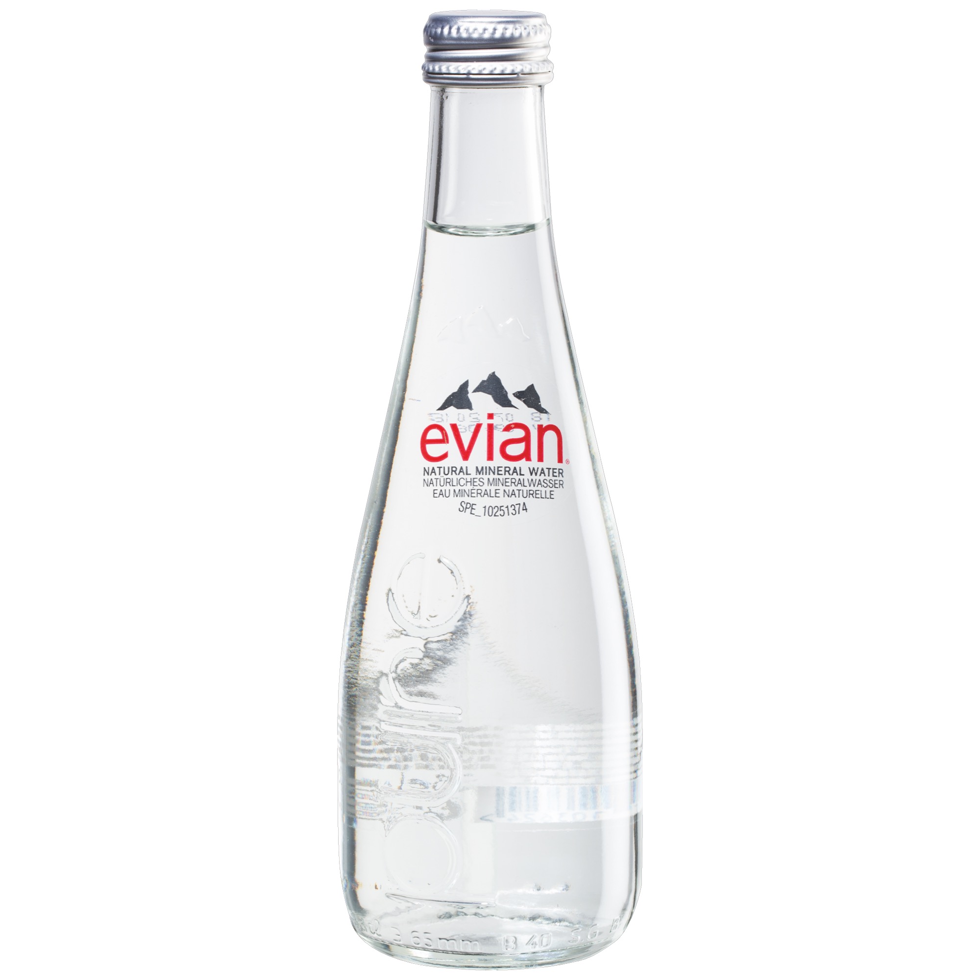 Evian jedn.obal sklo 0,33l