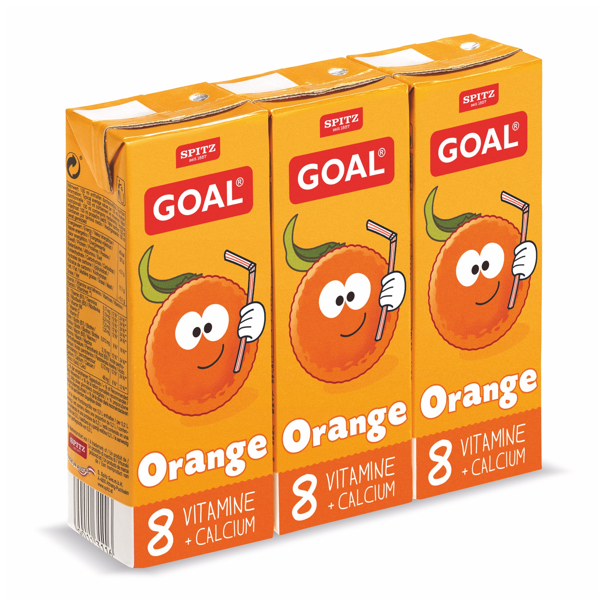 Goal Tetra 3x0,2l, pomaranč