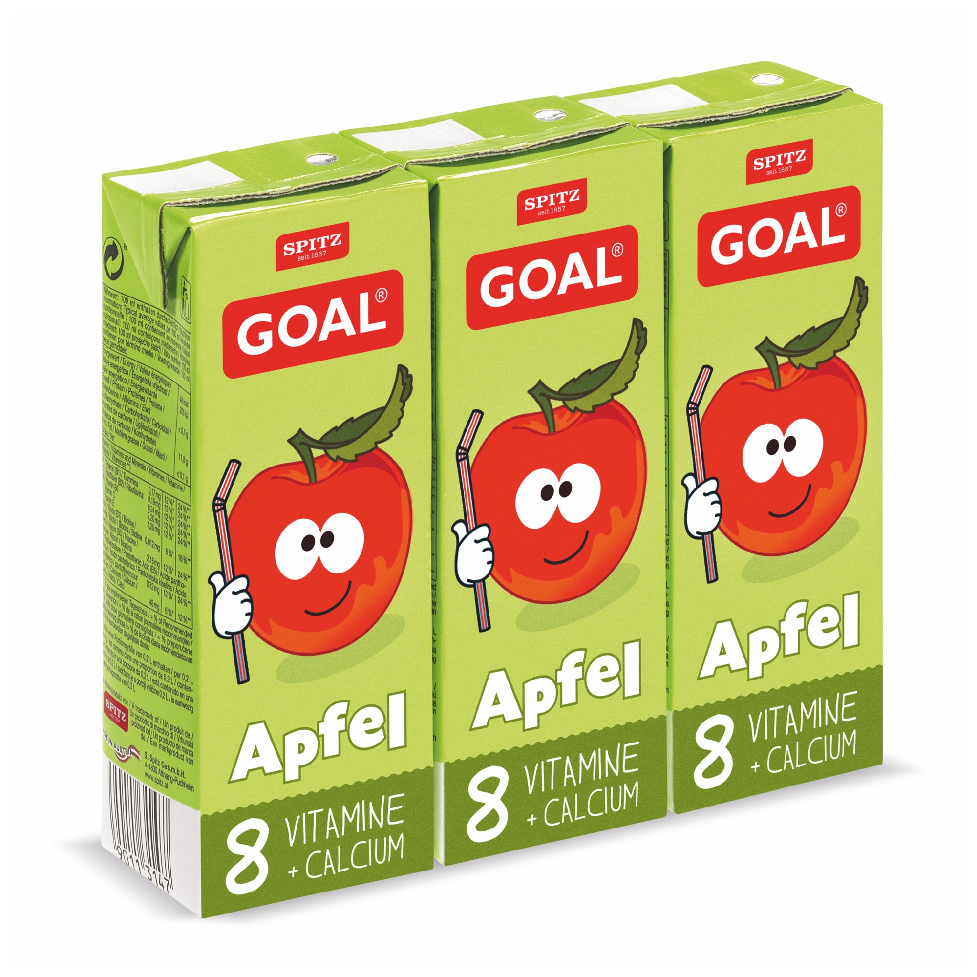 Goal Tetra 3x0,2l, jablko