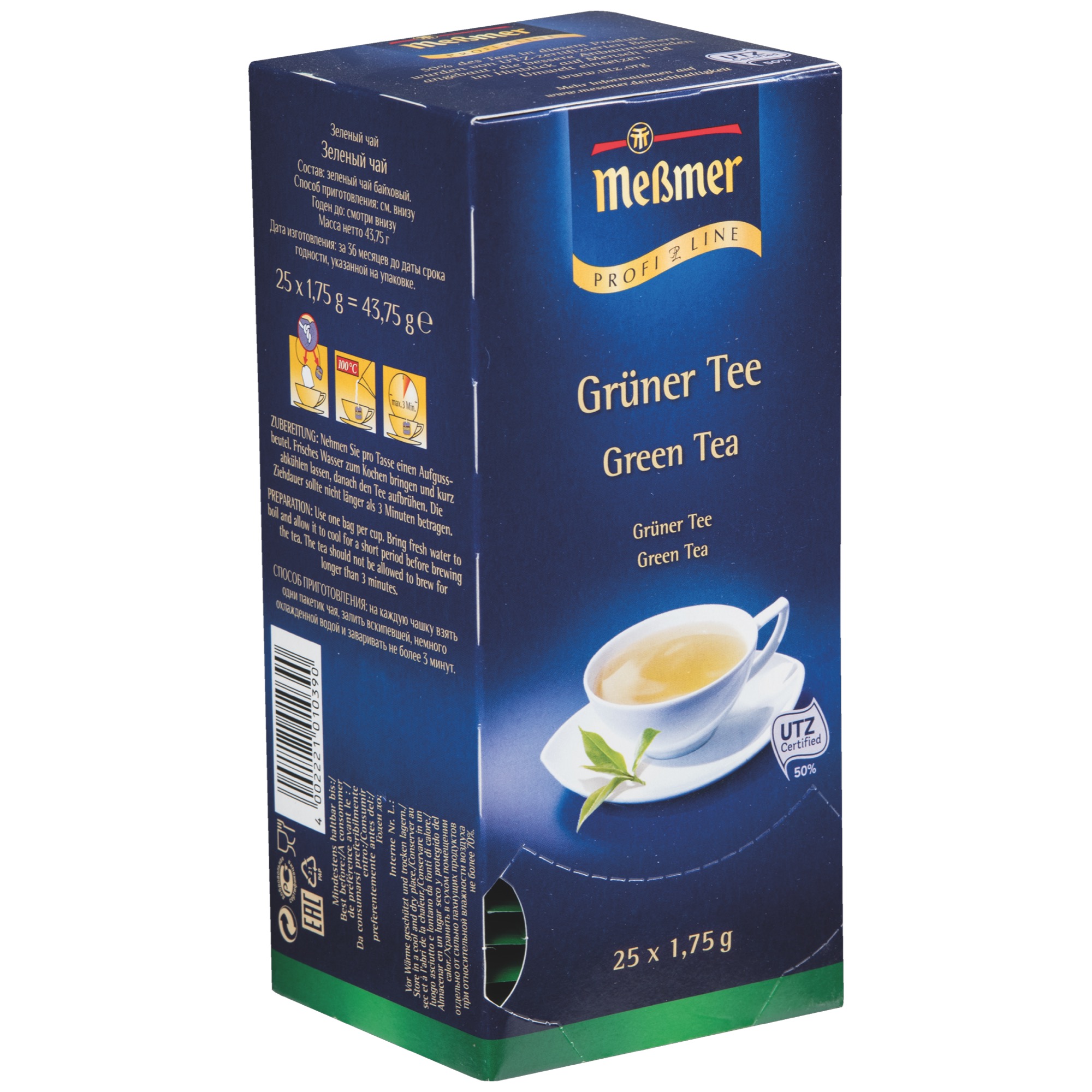 Messmer Profiline 25ks zelený čaj