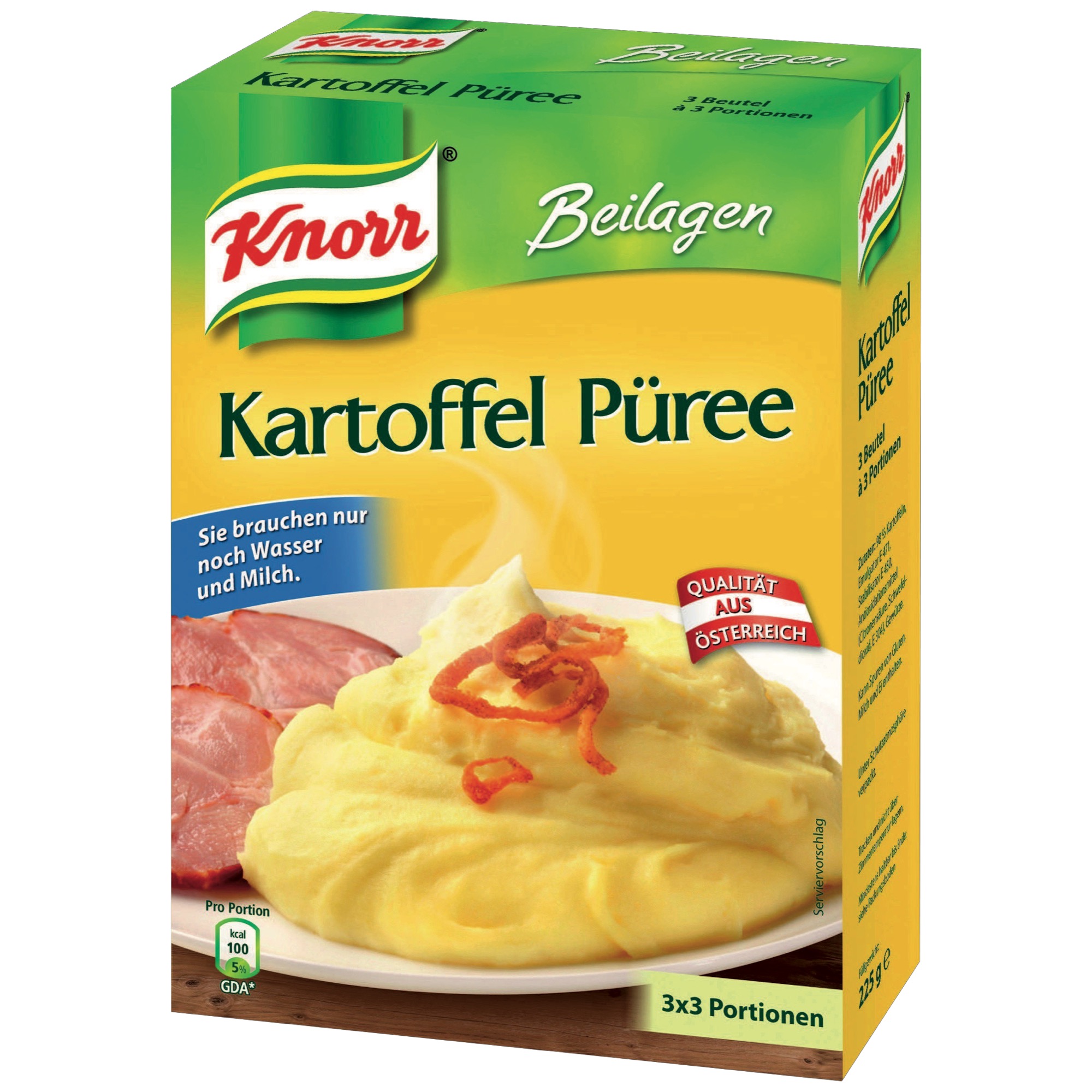 Knorr zemiakové pyré s mliekom 225g