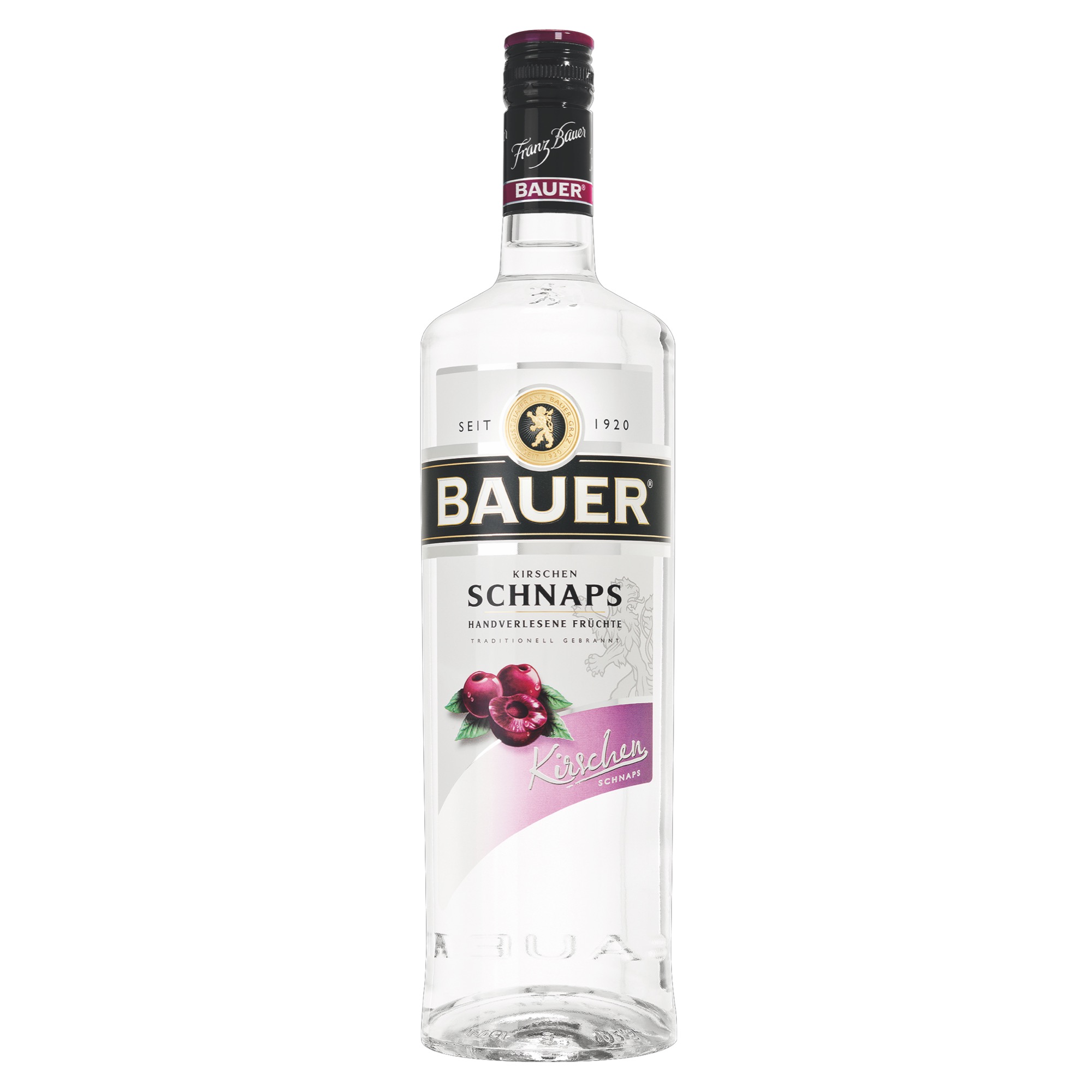 Bauer Schnaps 36% 1l, čerešňa
