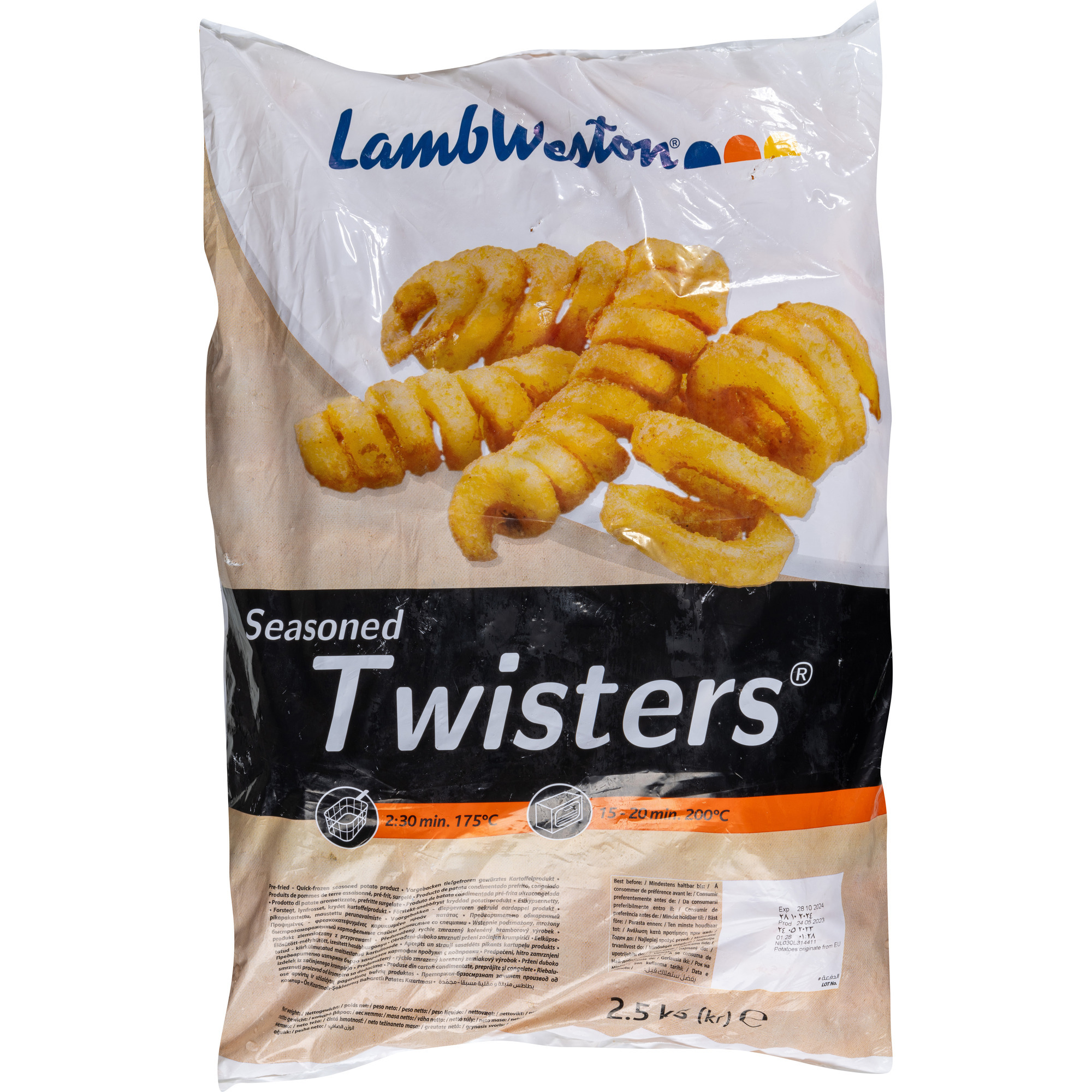Lamb. Twisters koren. mraz. 2,5kg