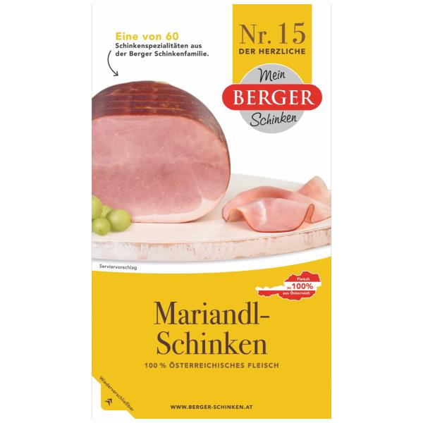 Berger Mariandel šunka kráj. 100 g