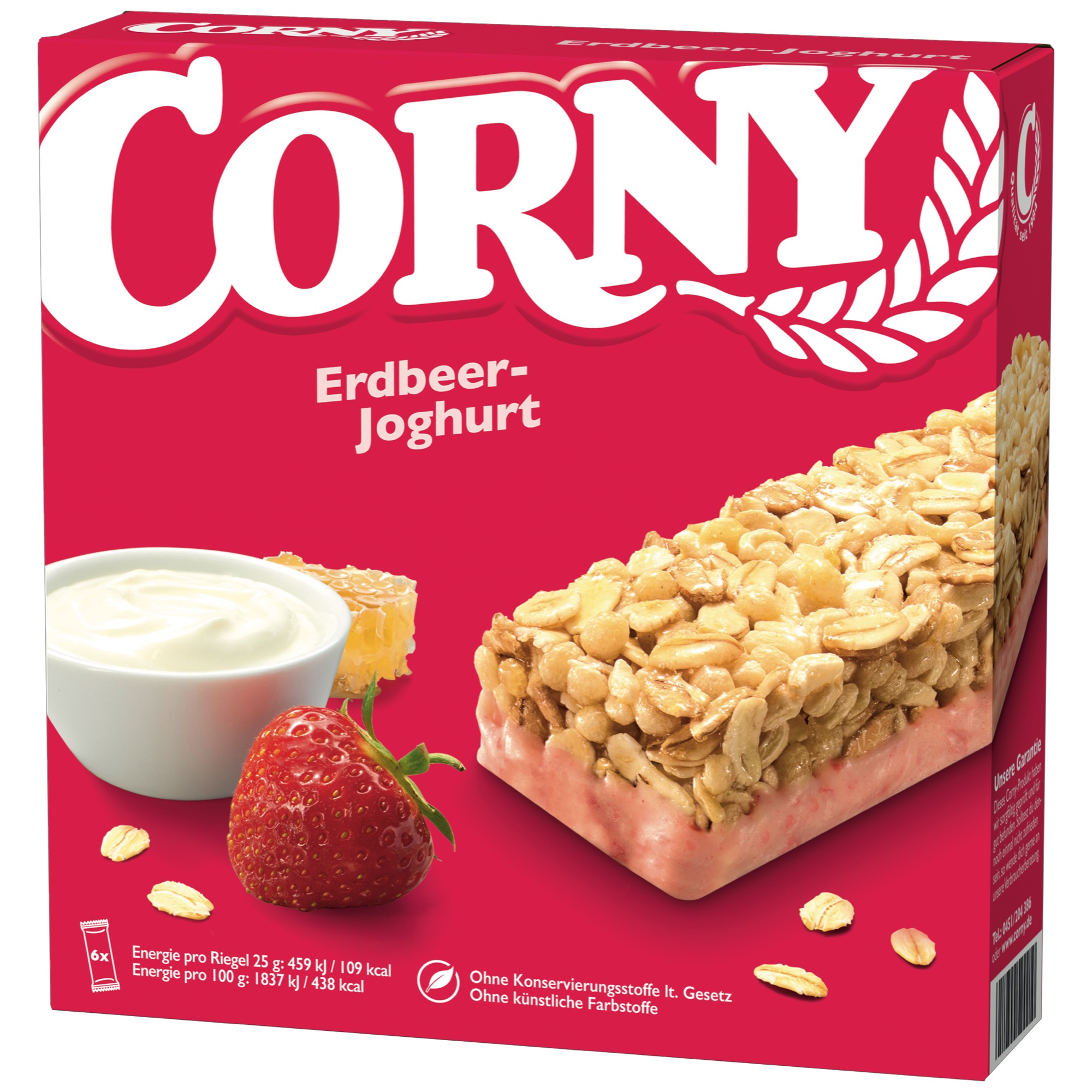 Corny tyčinka 6x25g jahoda jogurt